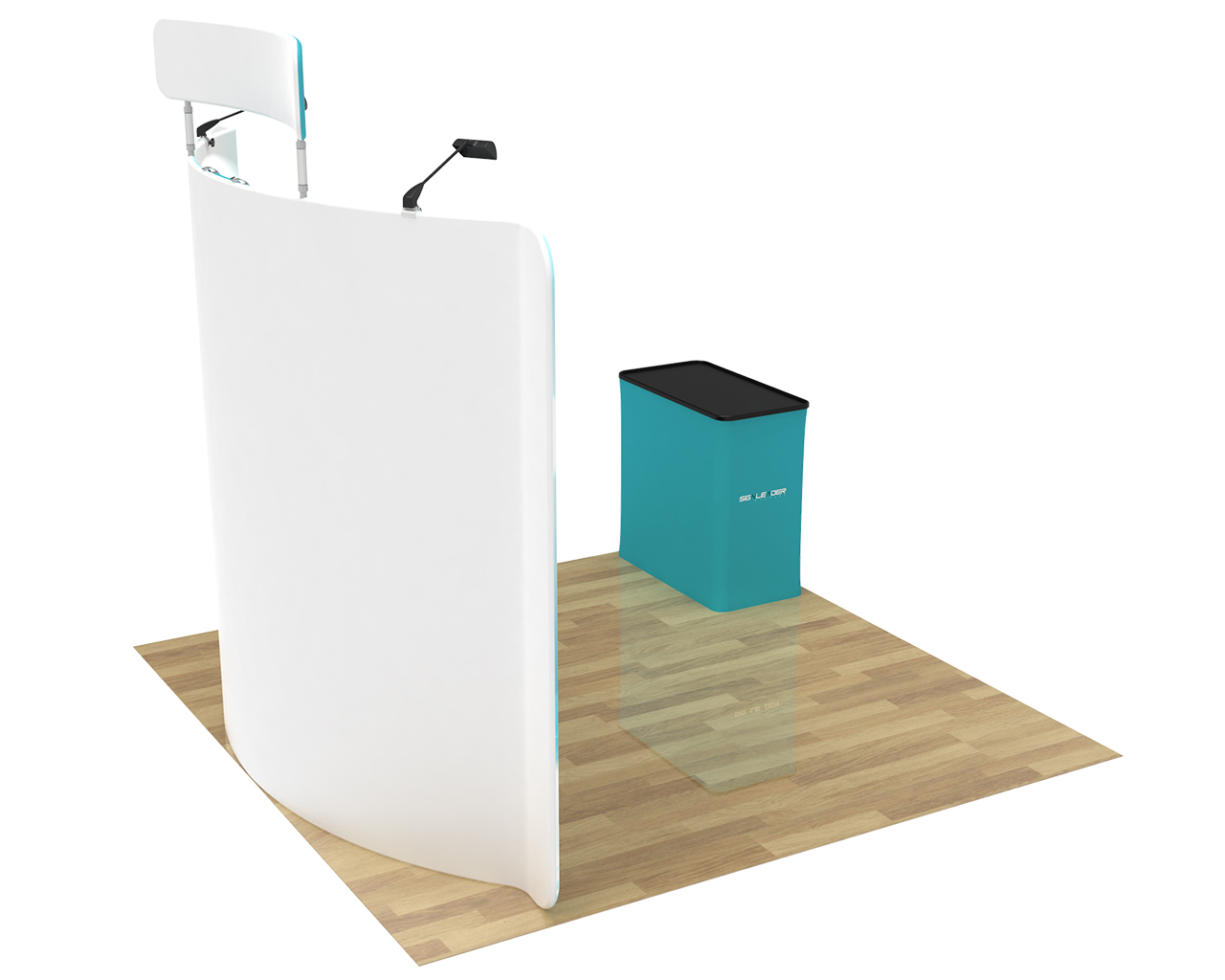 10ft Commercial Portable Custom Trade Show Booth Combo 12