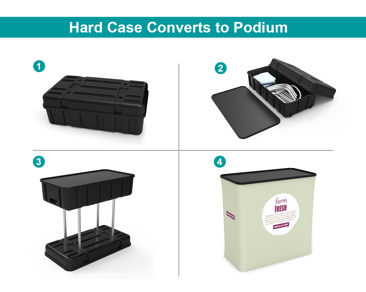 10x20ft Commercial Custom Trade Show Booth Combo R