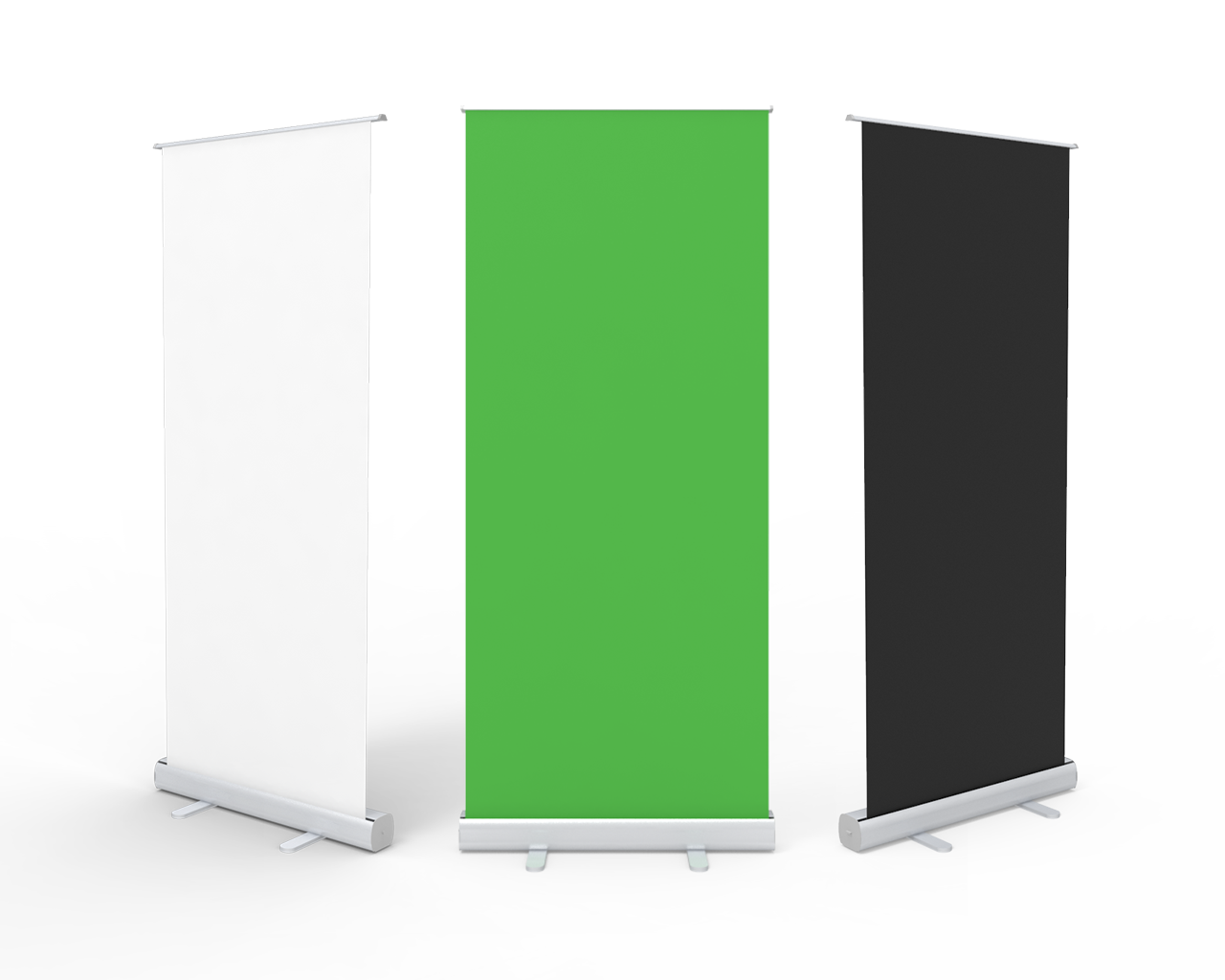 Video Backdrop Banner Stand Green White Black