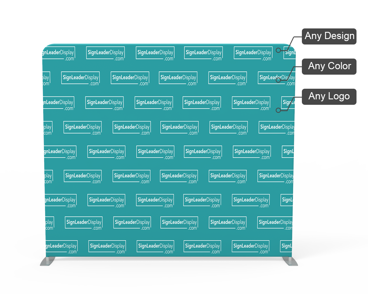 Custom Video Backdrop Tension Fabric Display