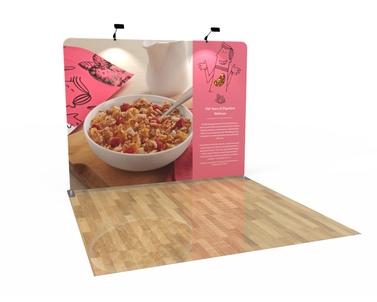 10ft Straight Tension Fabric Display