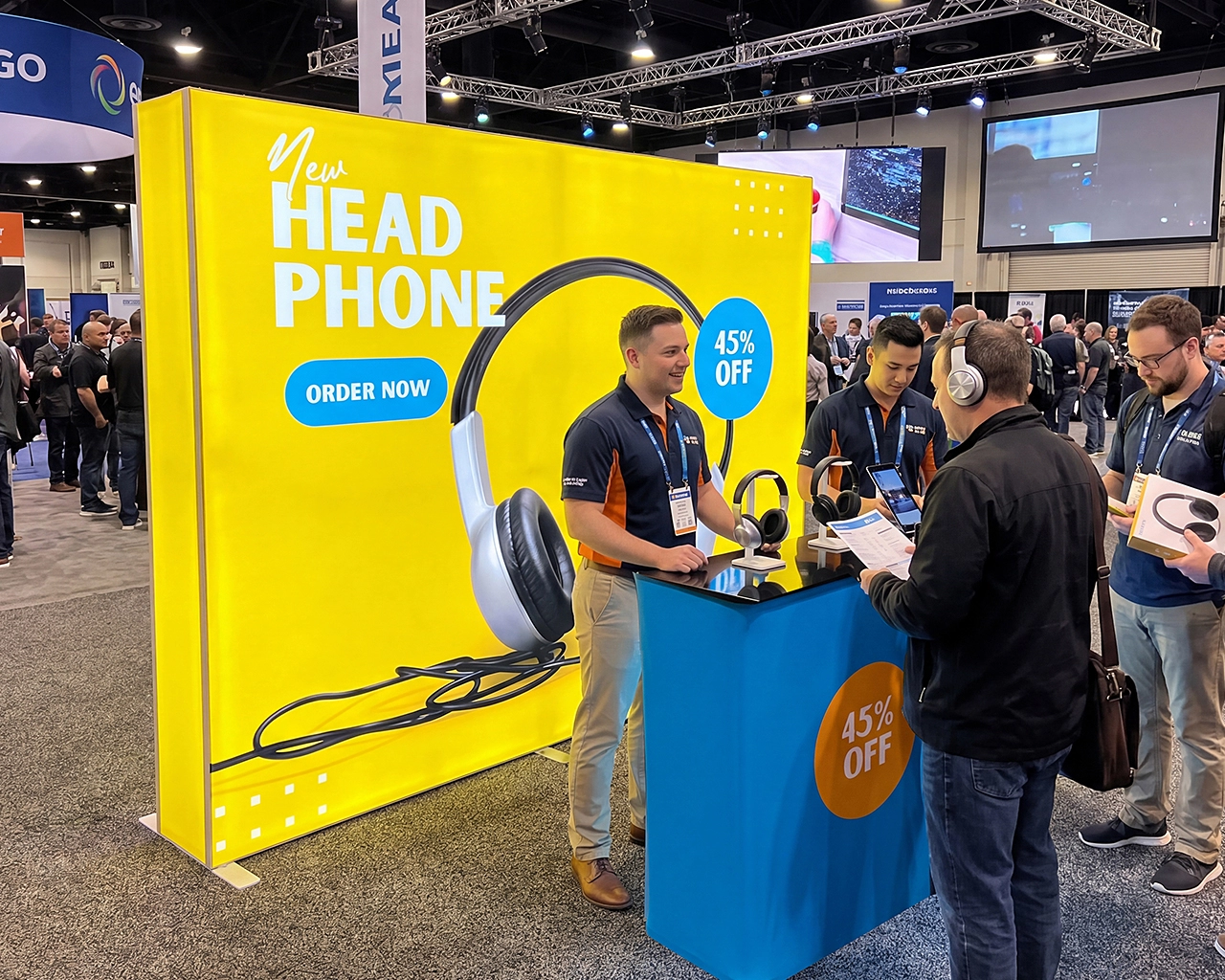 10ft SEGQuick™ Booth 25 - Pop Up Backlit