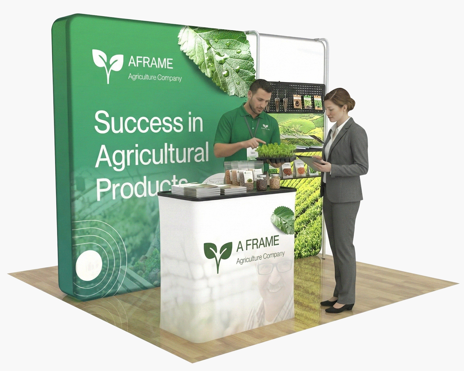 10ft PortaZip™ Booth 02 - Backlit