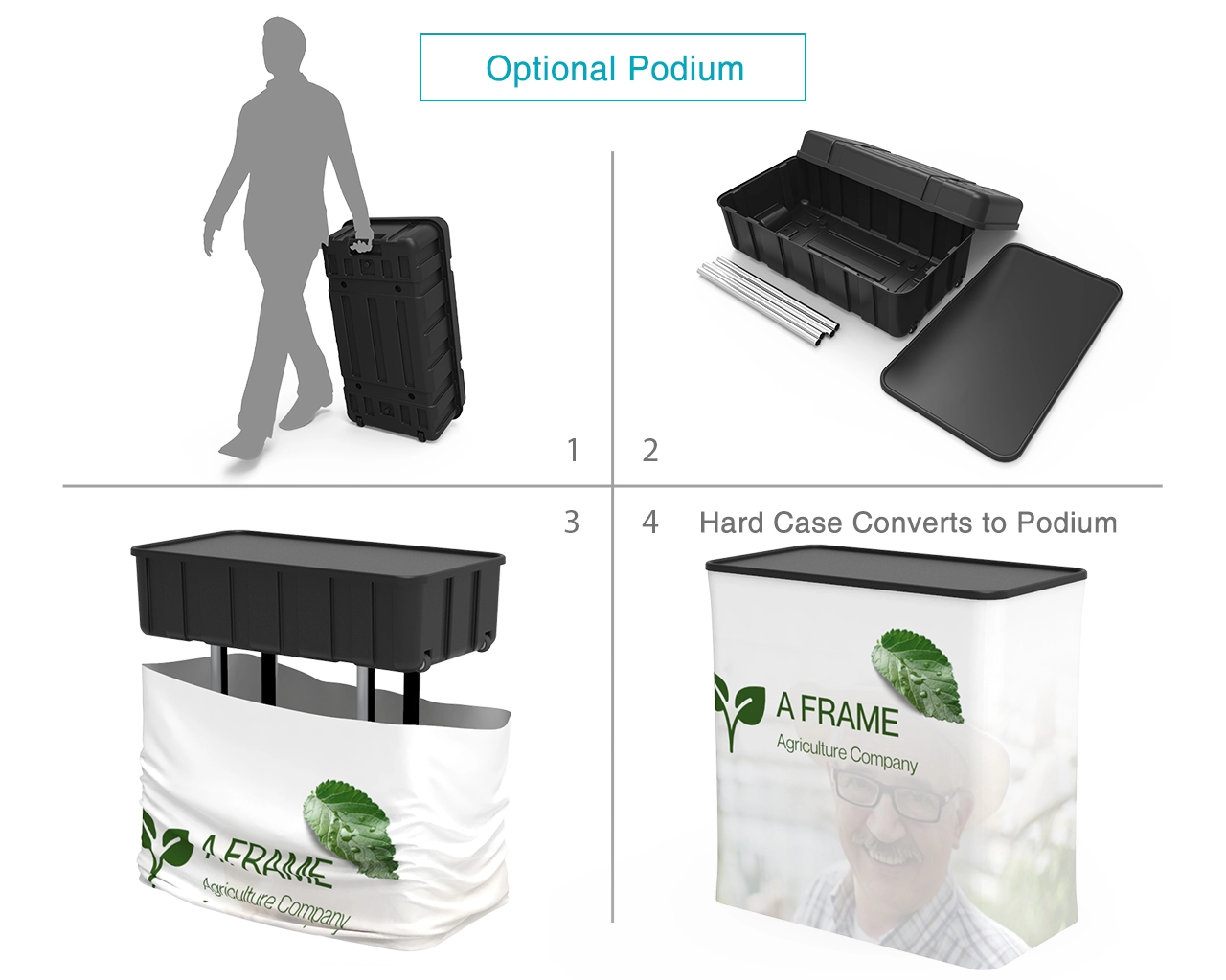 10ft PortaZip™ Booth 02 - Backlit
