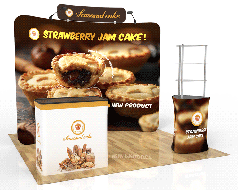 10ft Bakery & Seasonal Cake Trade Show Booth Pacakge 22