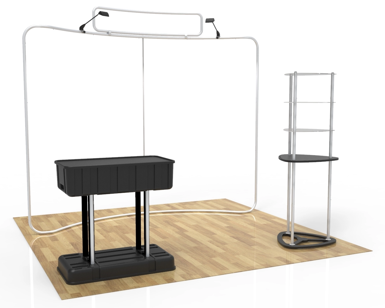 10ft Bakery Seasonal Cake Trade Show Booth Package 22 Animated
