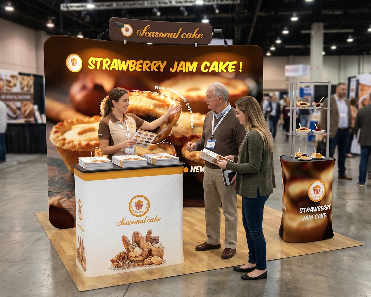 10ft Bakery & Seasonal Cake Trade Show Booth Pacakge 22