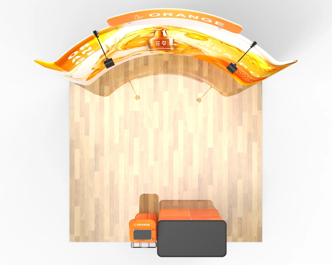 10ft Beverage & Soda Trade Show Booth Pacakge 18