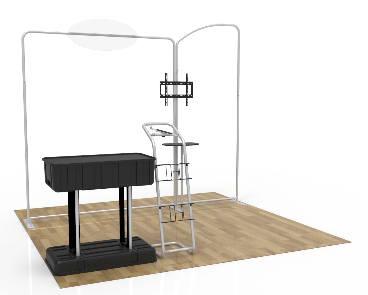 10ft Bridal Beauty & Makeup Trade Show Booth Idea 02
