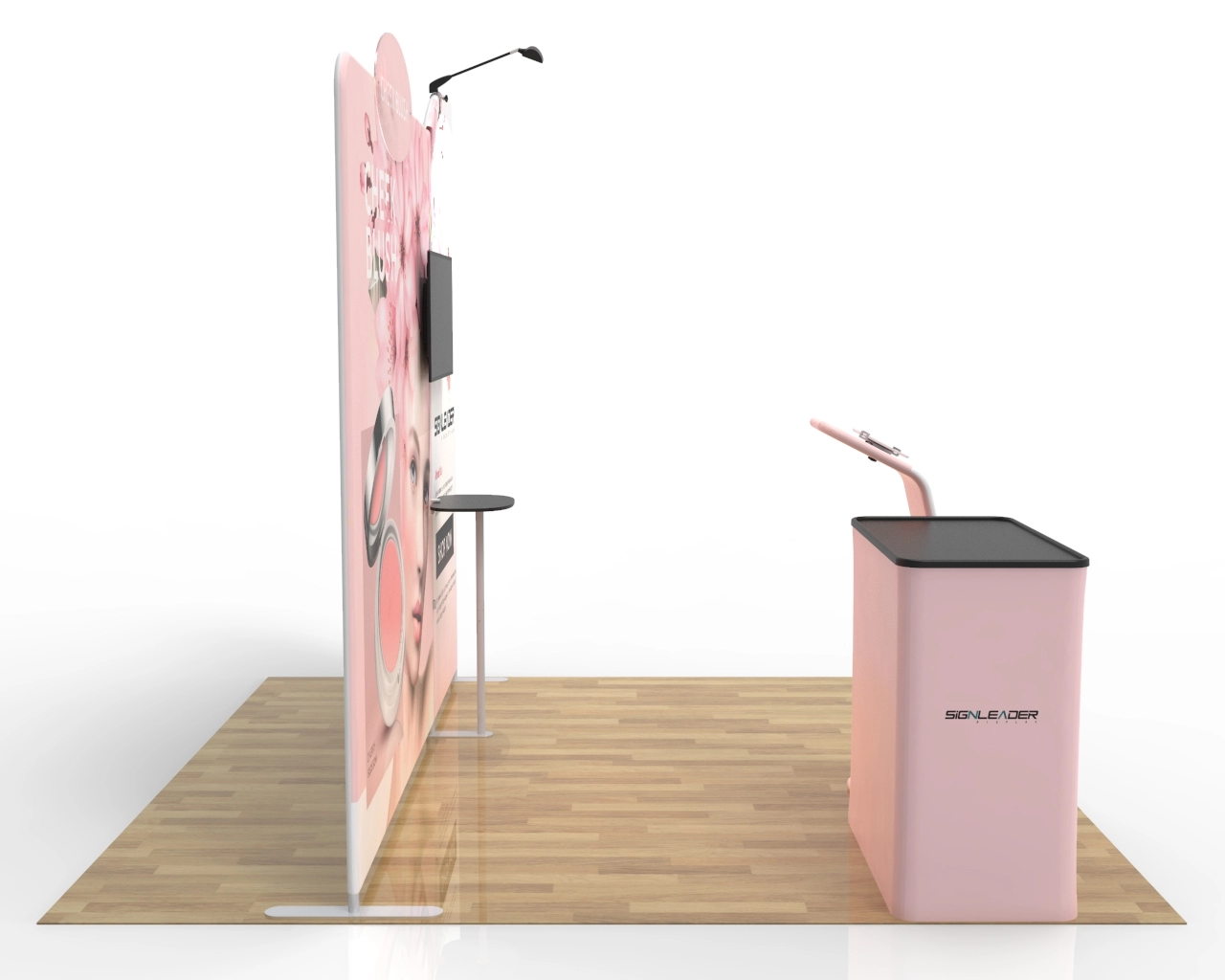 10ft Bridal Beauty & Makeup Trade Show Booth Idea 02