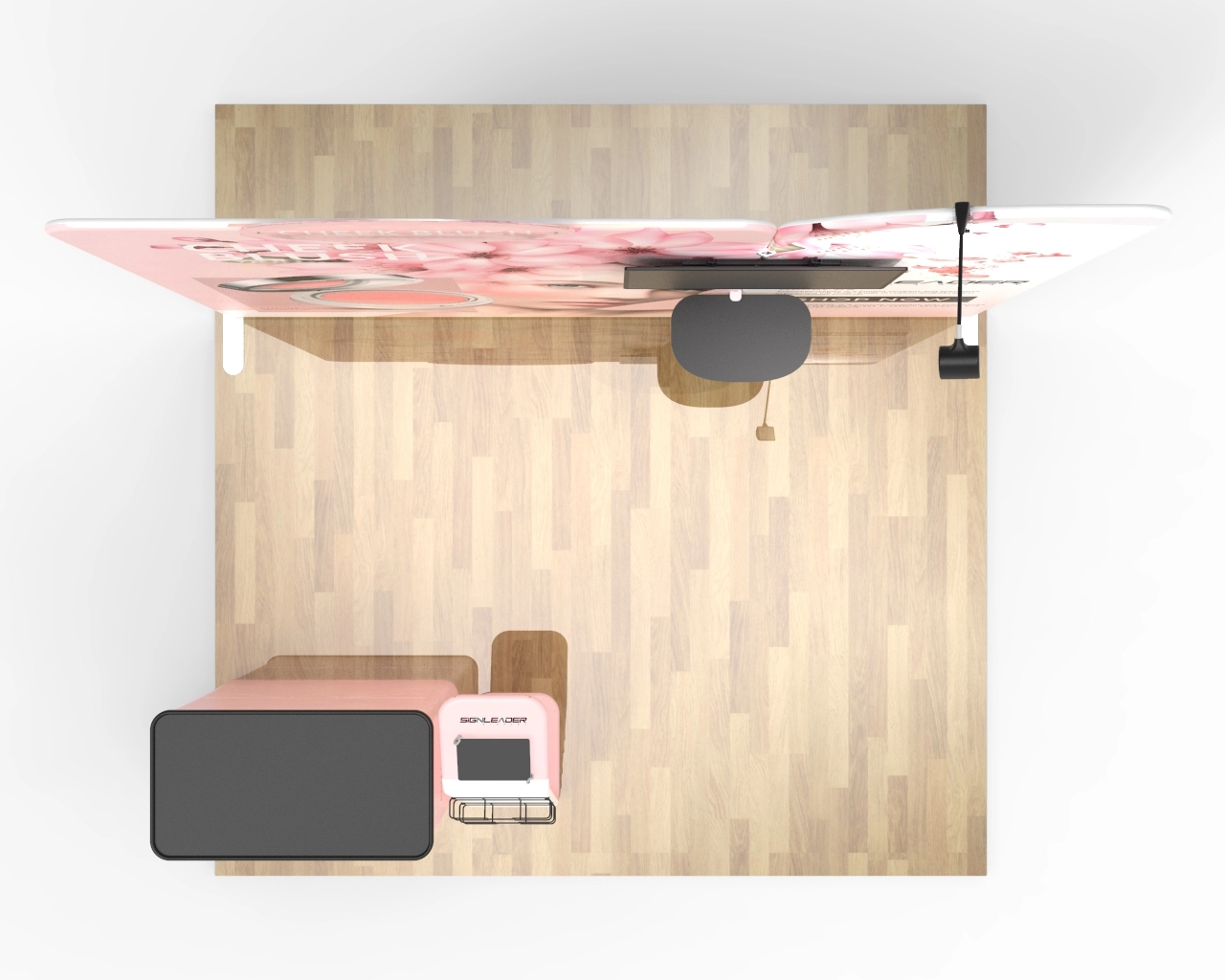 10ft Bridal Beauty & Makeup Trade Show Booth Idea 02