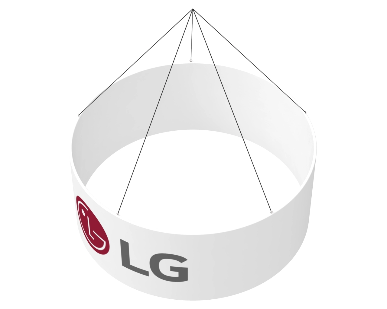 10ft Circular Hanging Banner/Sign for Trade Shows/Exhibitions