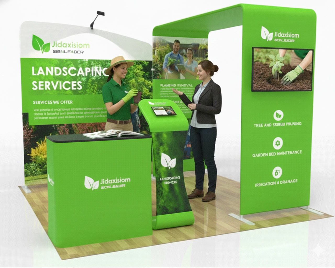 10ft Commercial Trade Show Booth Idea 06