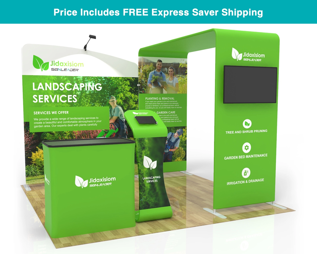 10ft Commercial Trade Show Booth Idea 06