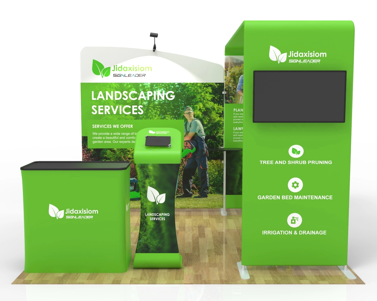 10ft Commercial Trade Show Booth Idea 06