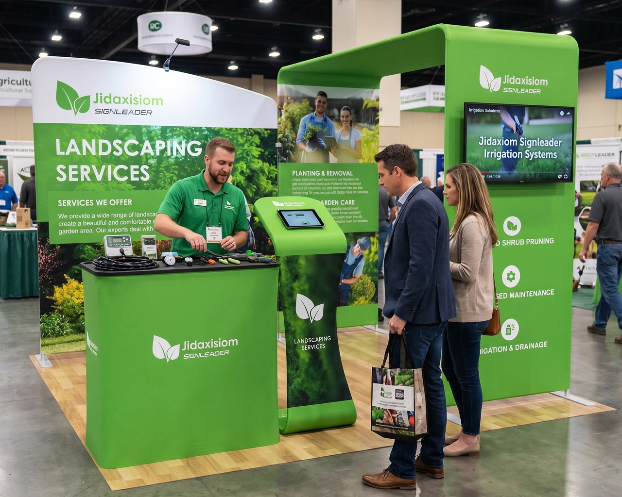 10ft Commercial Trade Show Booth Idea 06