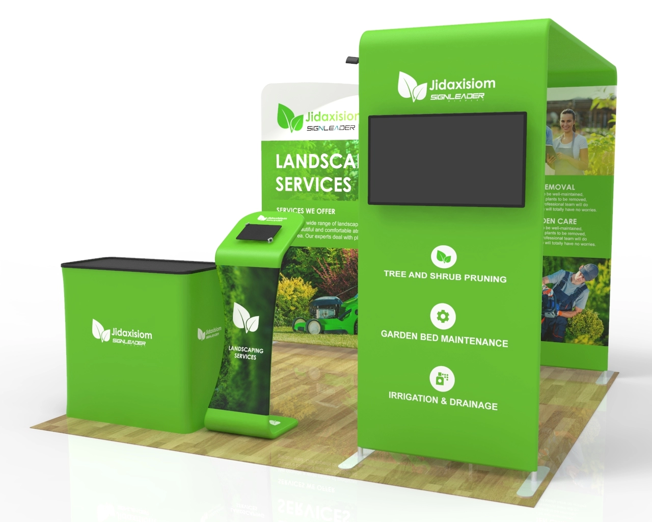 10ft Commercial Trade Show Booth Idea 06