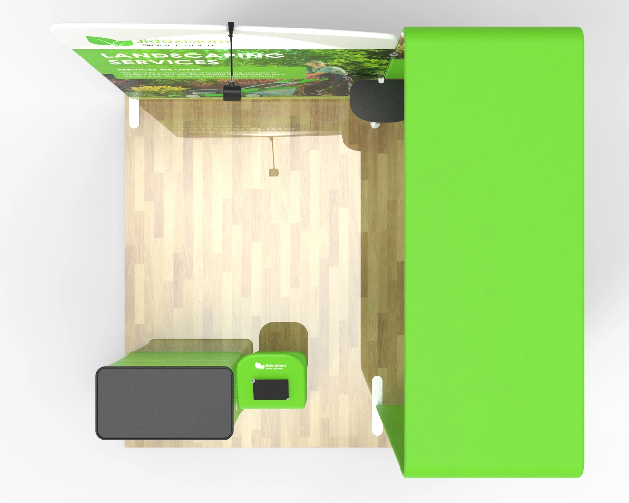 10ft Commercial Trade Show Booth Idea 06