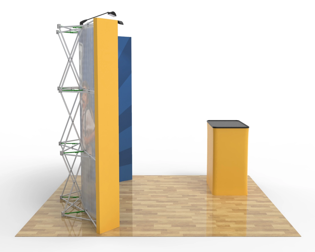 10ft Curved Pop Up Display
