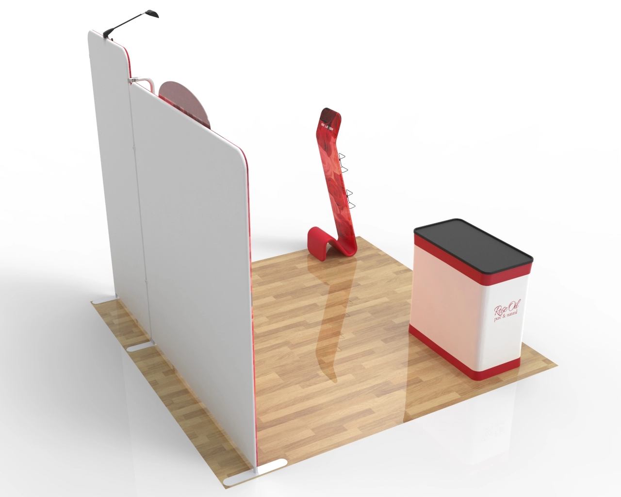 10ft Custom Cosmetics & Beauty Trade Show Booth Idea 22