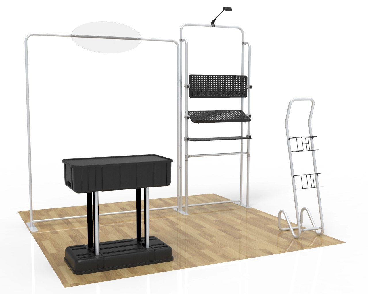 10ft Custom Cosmetics & Beauty Trade Show Booth Idea 22