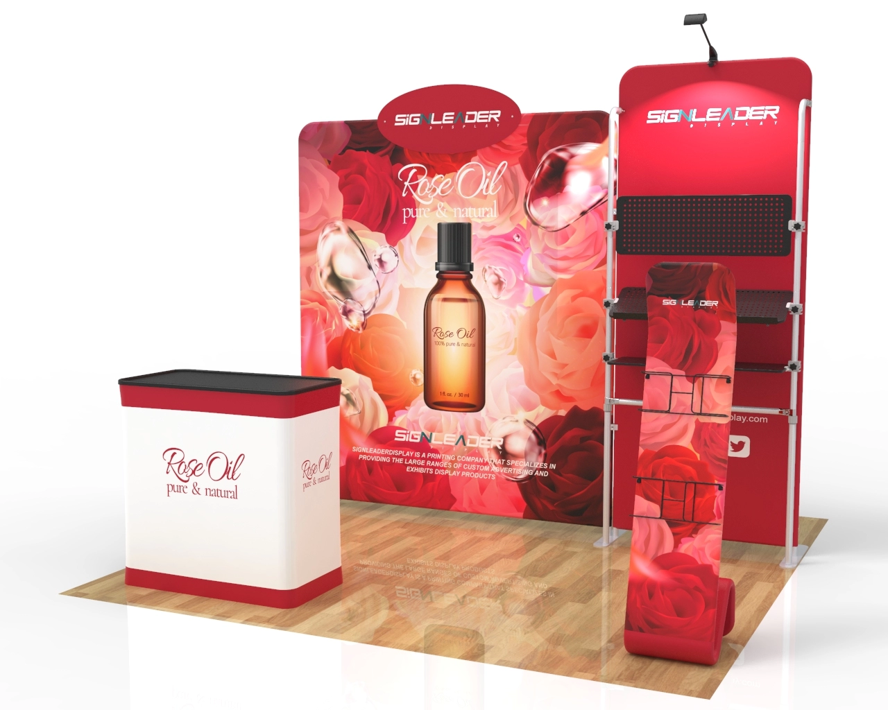 10ft Custom Cosmetics & Beauty Trade Show Booth Idea 22