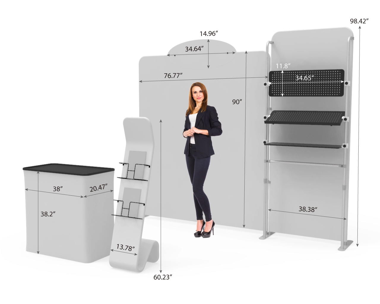 10ft Custom Cosmetics & Beauty Trade Show Booth Idea 22