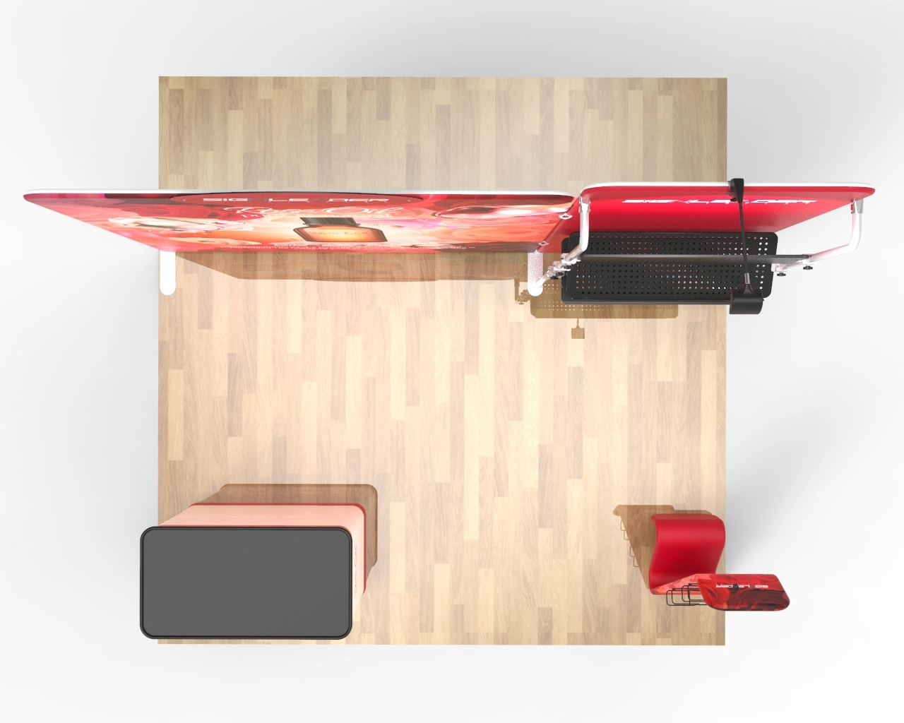 10ft Custom Cosmetics & Beauty Trade Show Booth Idea 22