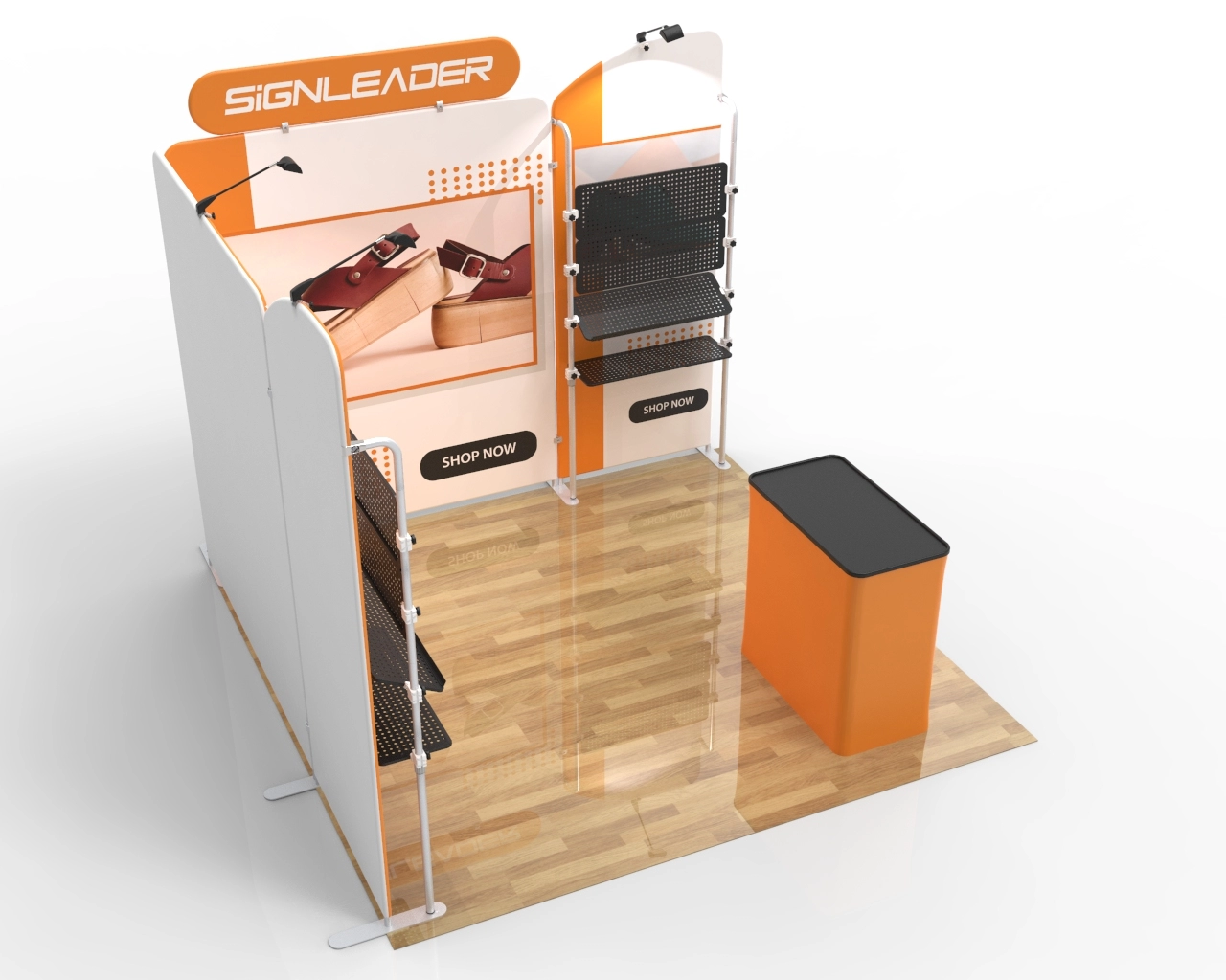 Custom Portable Trade Show Booth Kit Q. - 10ft & 20ft Options