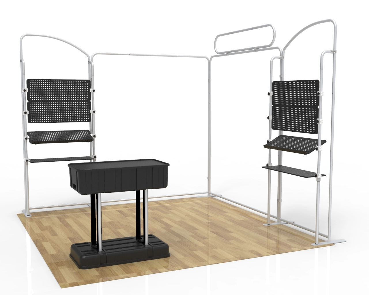 Custom Portable Trade Show Booth Kit Q. - 10ft & 20ft Options
