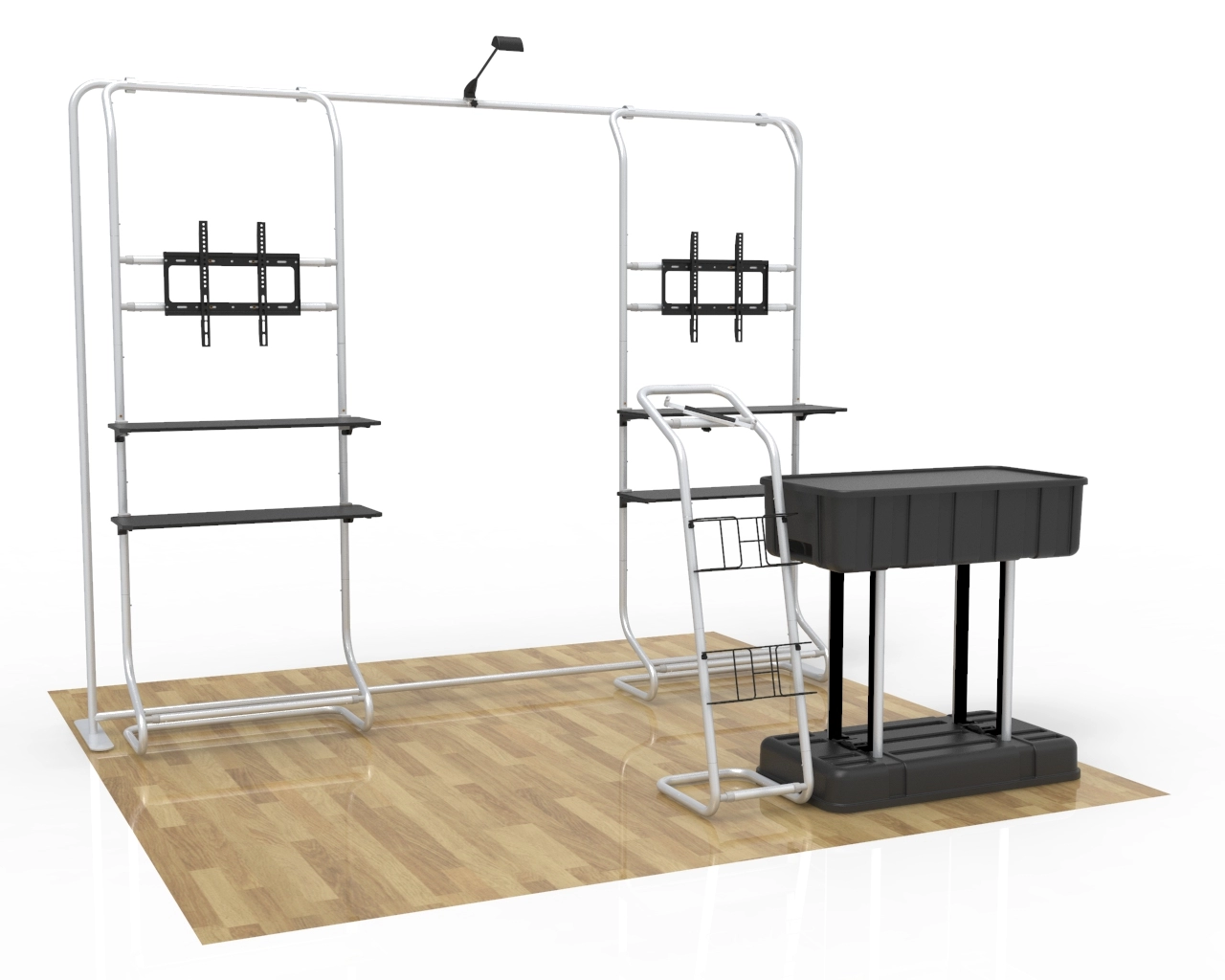 10ft Custom Trade Show Booth Kit G for Furniture Hardware & Accessories