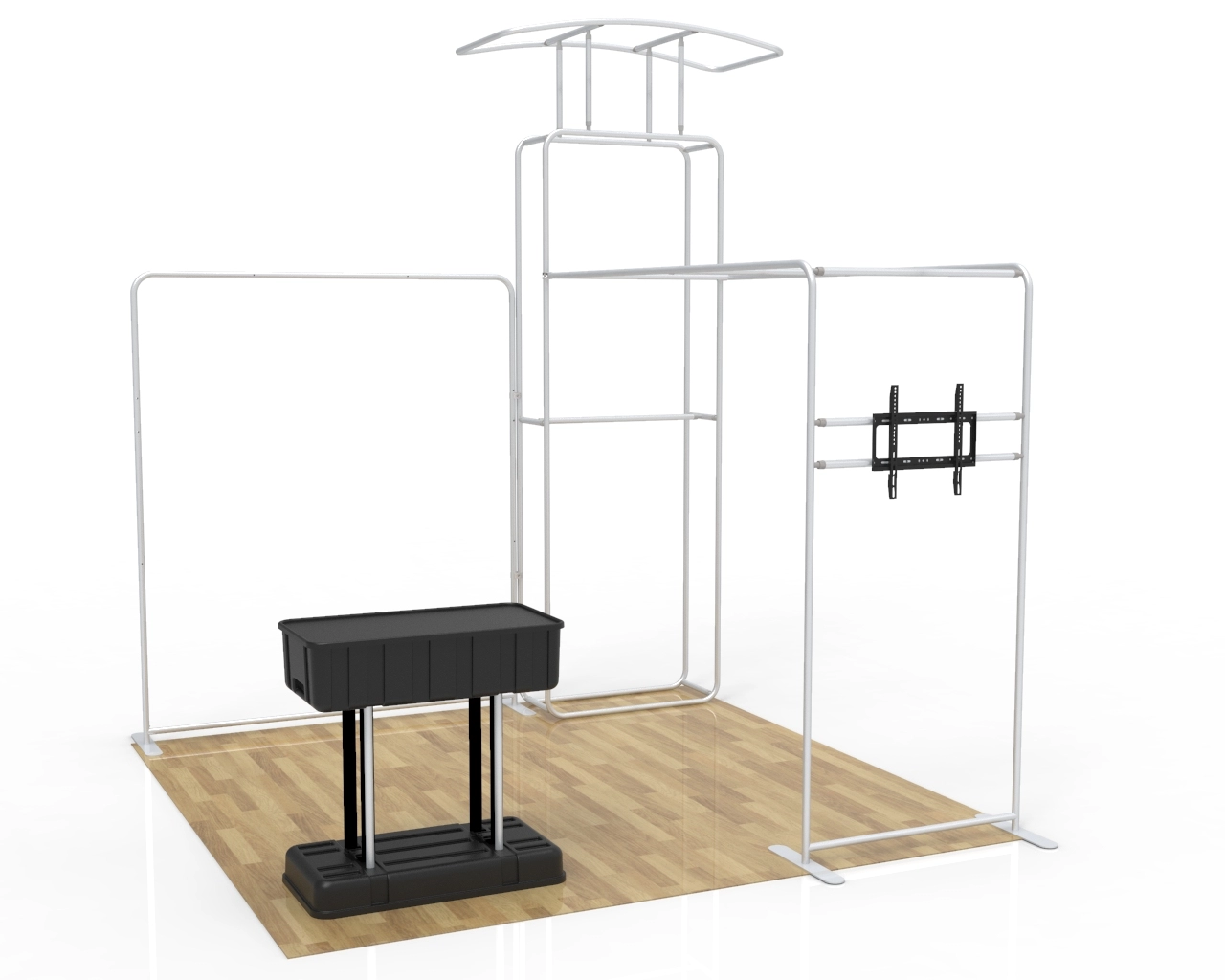 10ft Educational Trade Show Booth Idea 07