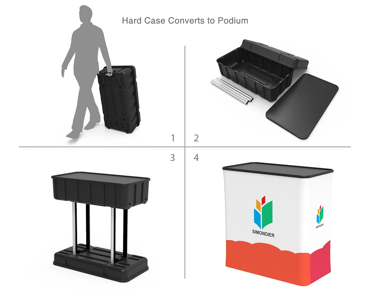 10ft Educational Trade Show Booth Idea 07