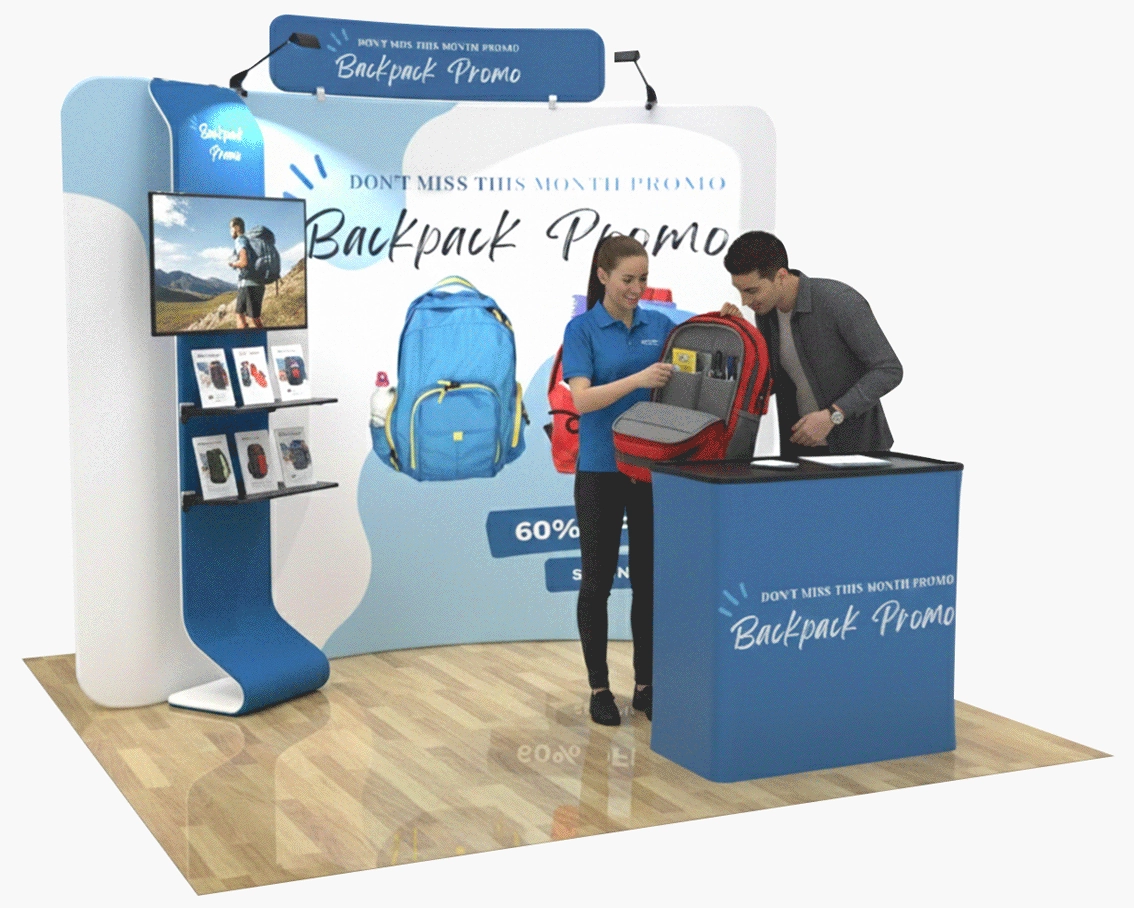 10ft Curved FlexBooth™ Max Kit