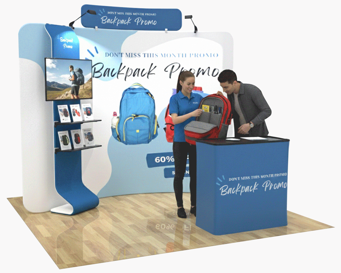 10ft Curved FlexBooth™ Max Kit