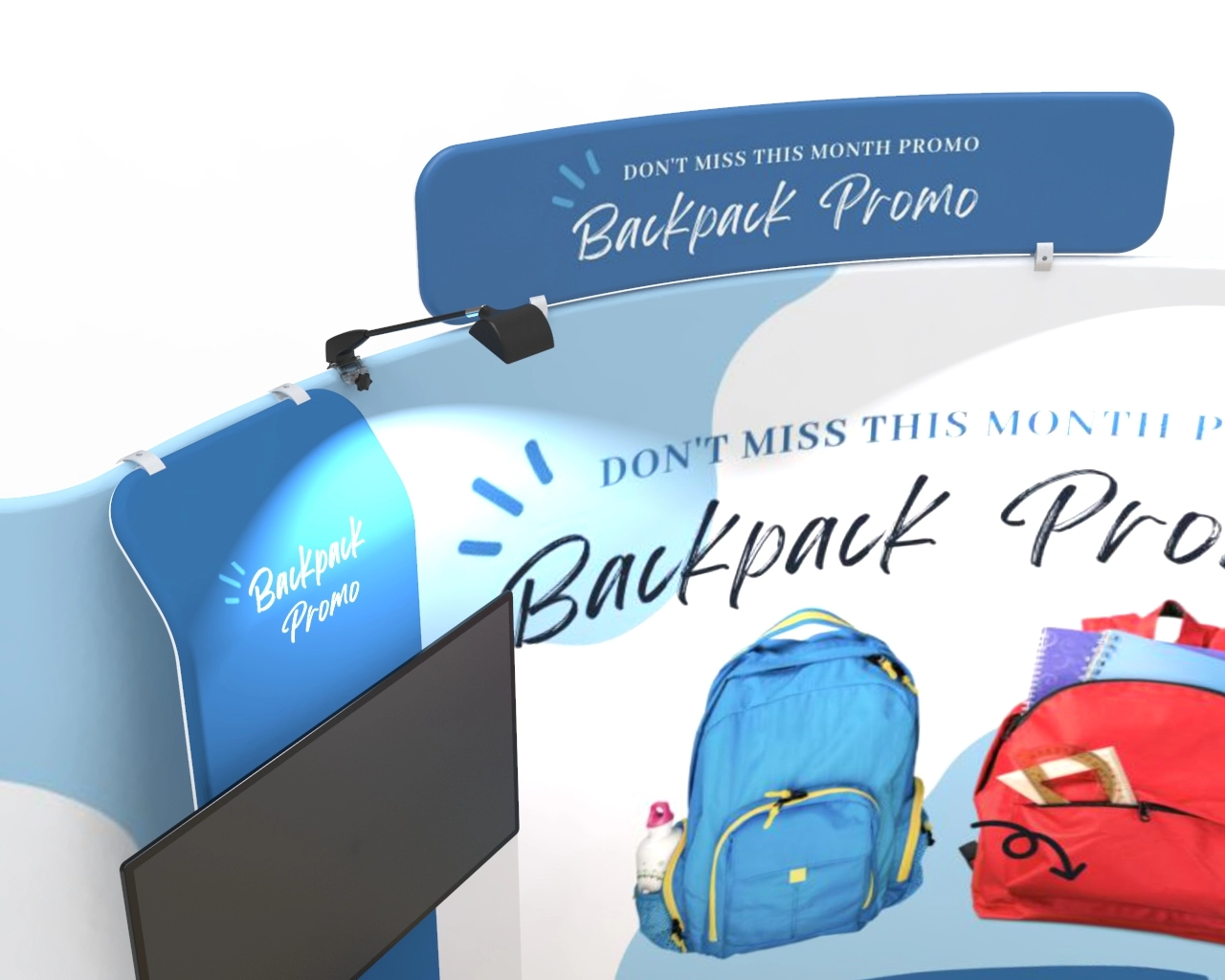 10ft Curved FlexBooth™ Max Kit