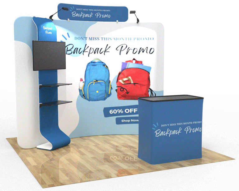 10ft Curved FlexBooth™ Max Kit