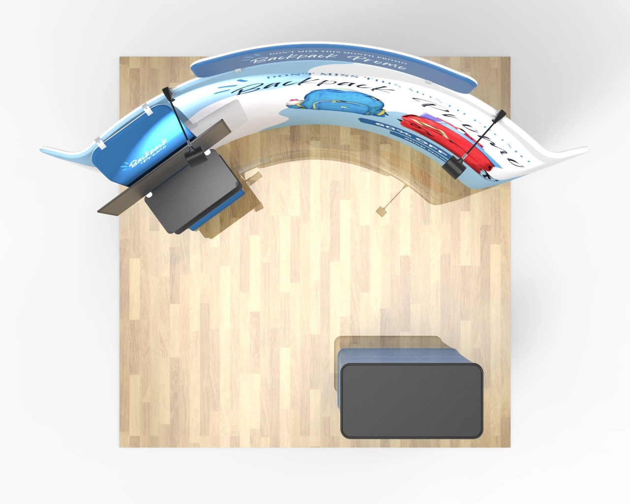 10ft Curved FlexBooth™ Max Kit