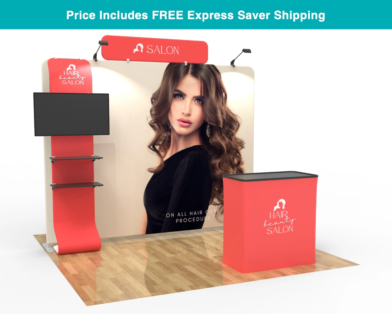 10ft Straignt FlexBooth™ Max Kit
