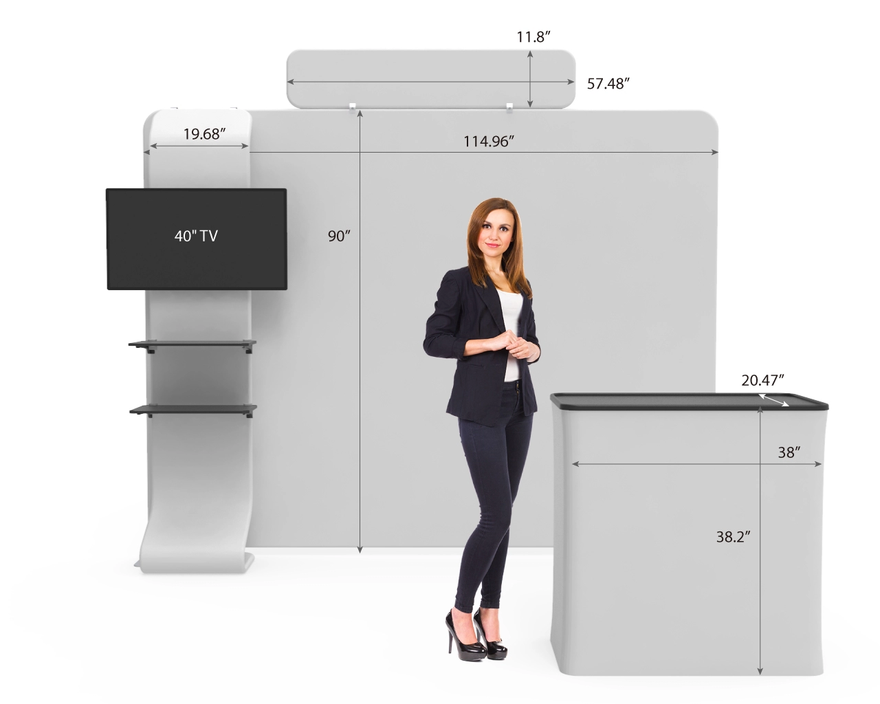 10ft Straignt FlexBooth™ Max Kit