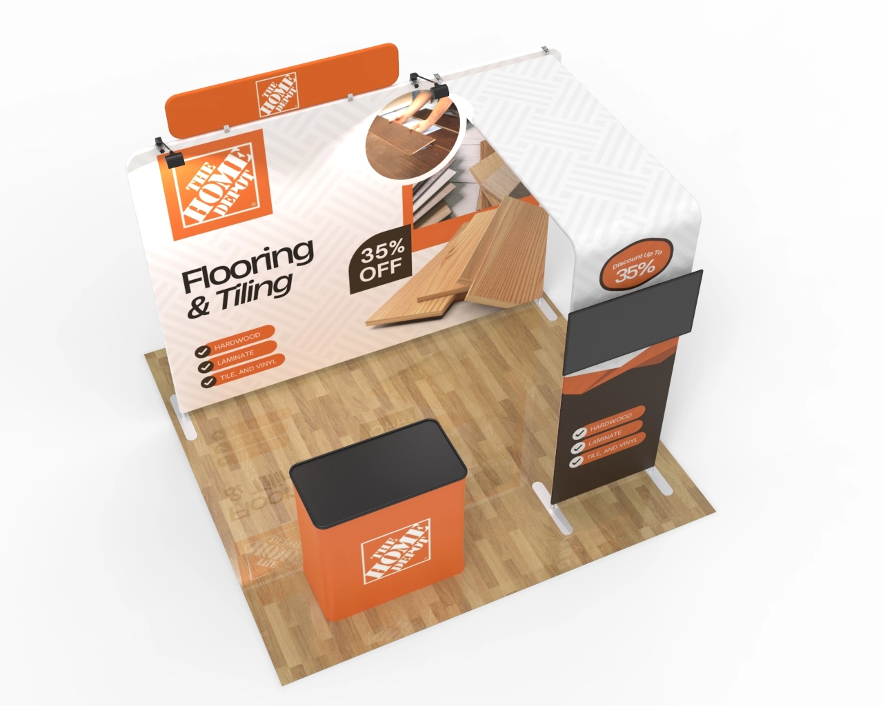 10ft FlexBooth Pro Kit 01 