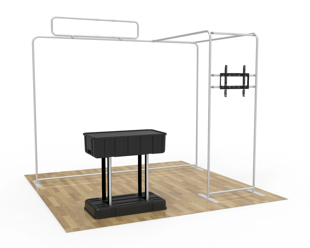 10ft Flexbooth Pro Kit 01 Trade Show Booth Main Animated