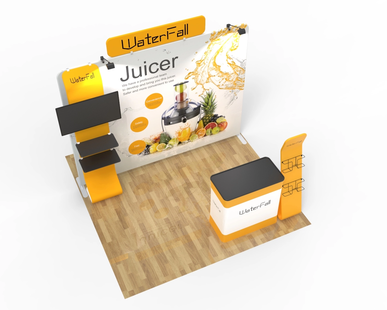 10ft Straight FlexBooth™ Pro Max Kit