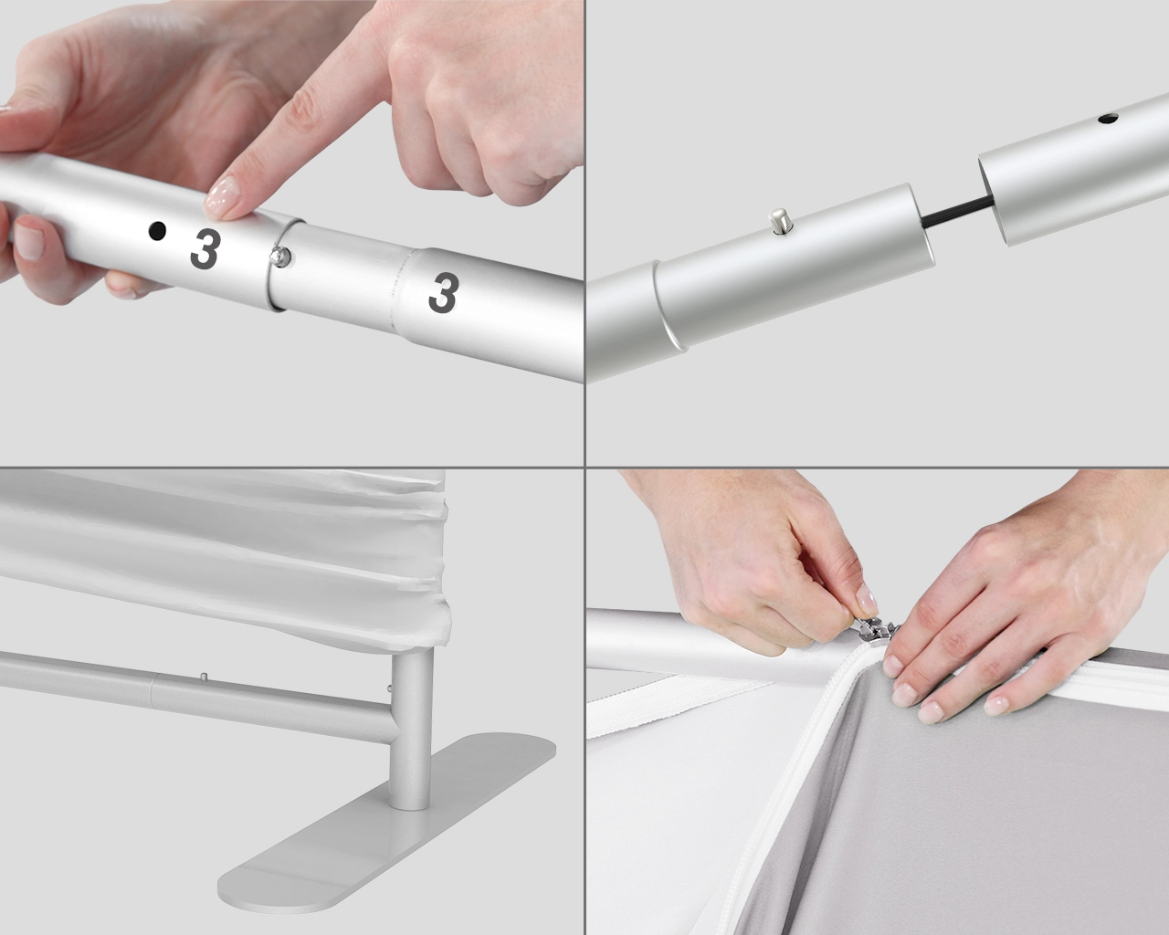 10ft Straight FlexBooth™ Pro Max Kit