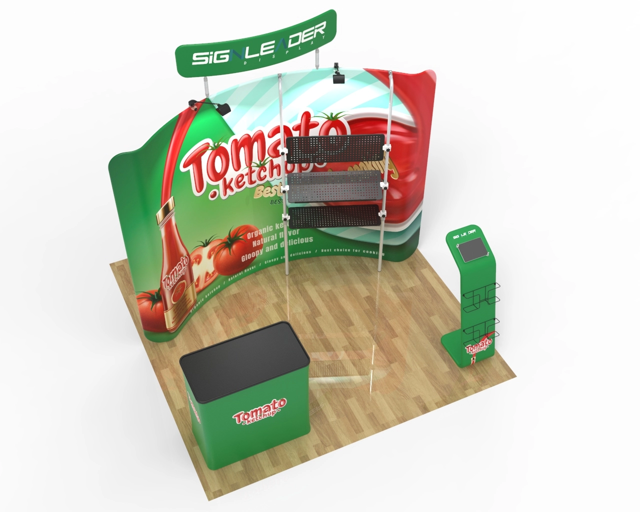 10ft Food & Snack Portable Trade Show Booth Idea 19