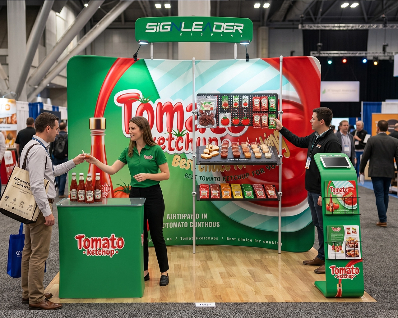 10ft Food & Snack Portable Trade Show Booth Idea 19