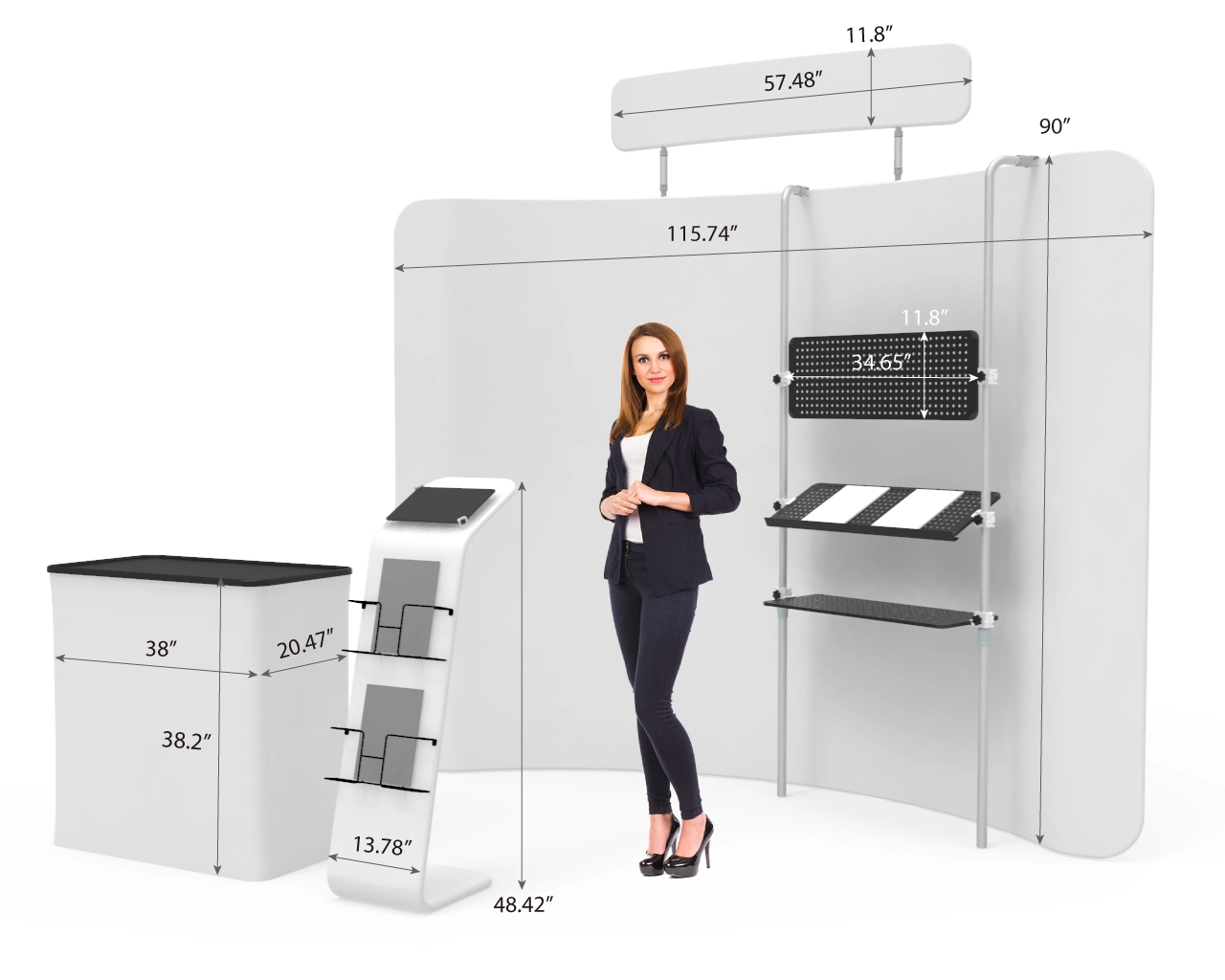 10ft Food & Snack Portable Trade Show Booth Idea 19