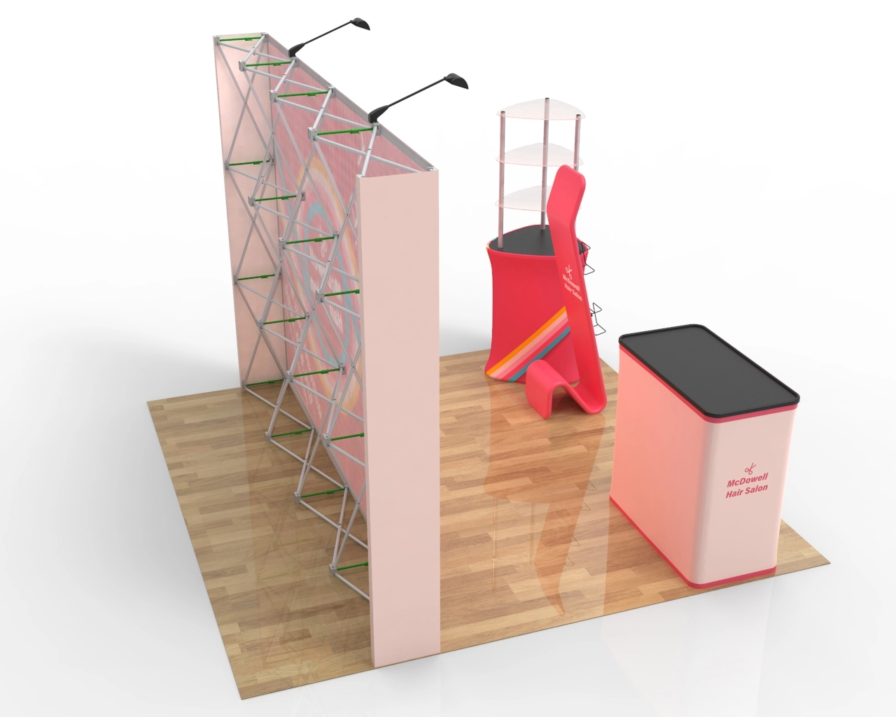 10ft Hair & Beauty Trade Show Booth Package 31