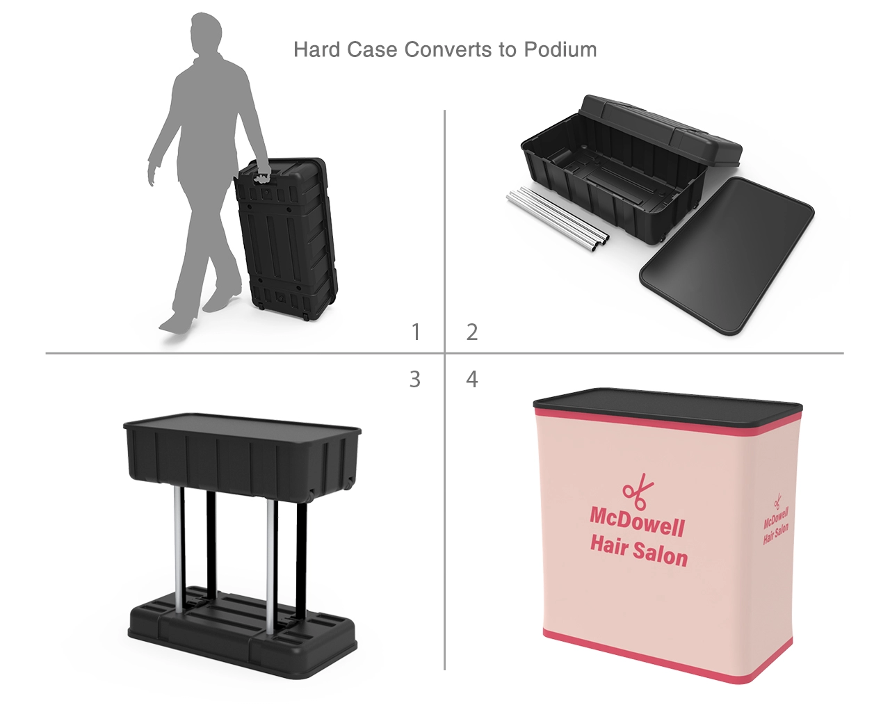 10ft Hair & Beauty Trade Show Booth Package 31