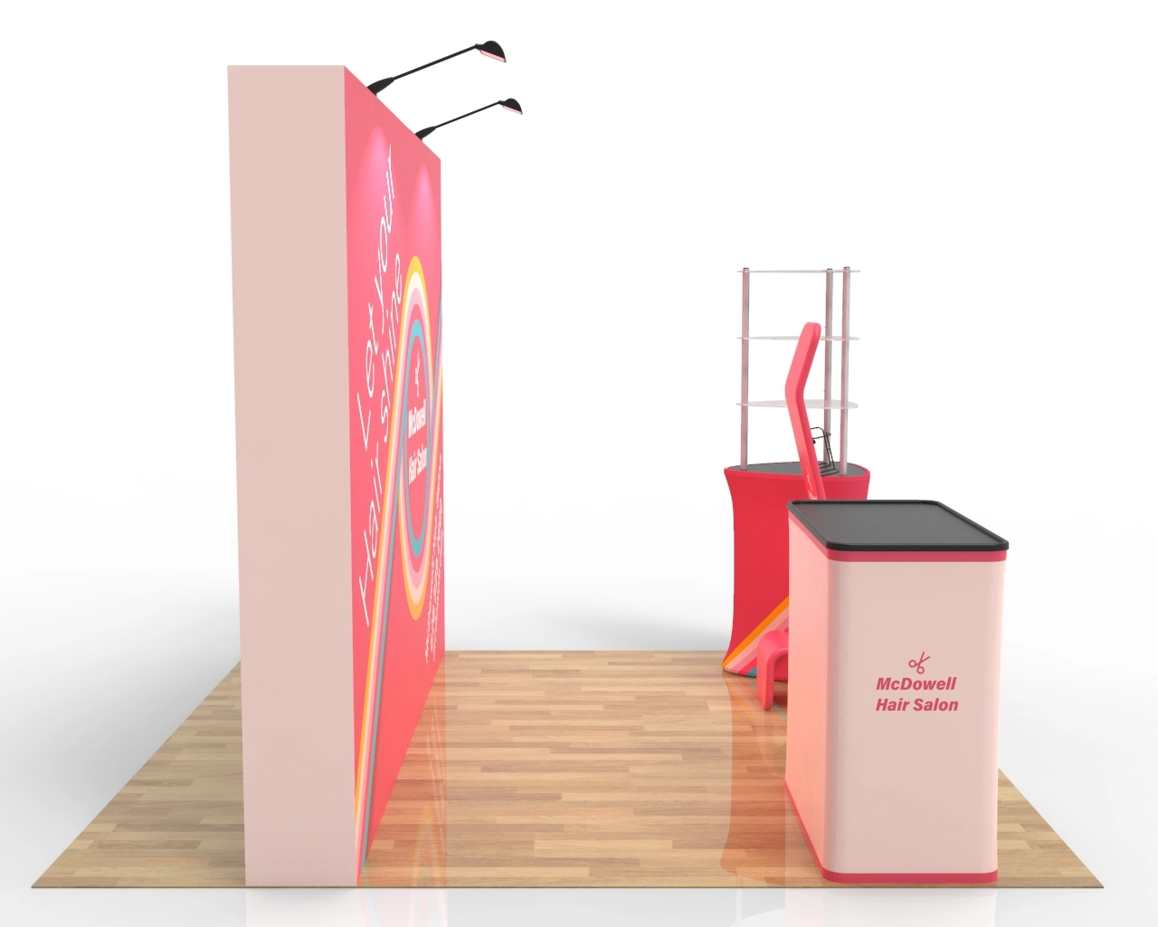 10ft Hair & Beauty Trade Show Booth Package 31